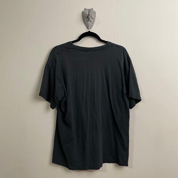 Y2K Vintage Gildan L short sleeve T-shirt eye skull Grateful Dead band tee black - Picture 7 of 11